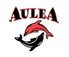 Aulea logo with dolphins