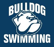 bulldog-swimming Bulldog Swimming logo