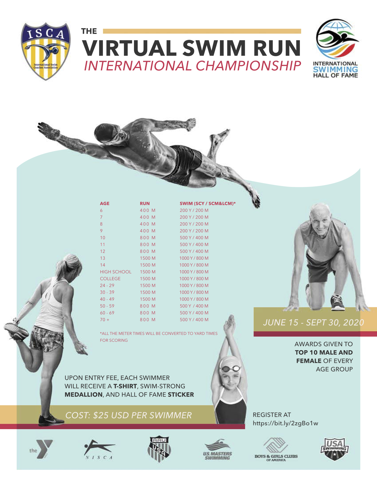 Virtual Swim Run Int'l Champ Flyer