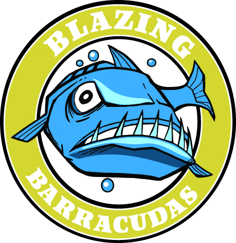 Blazing Barracudas logo