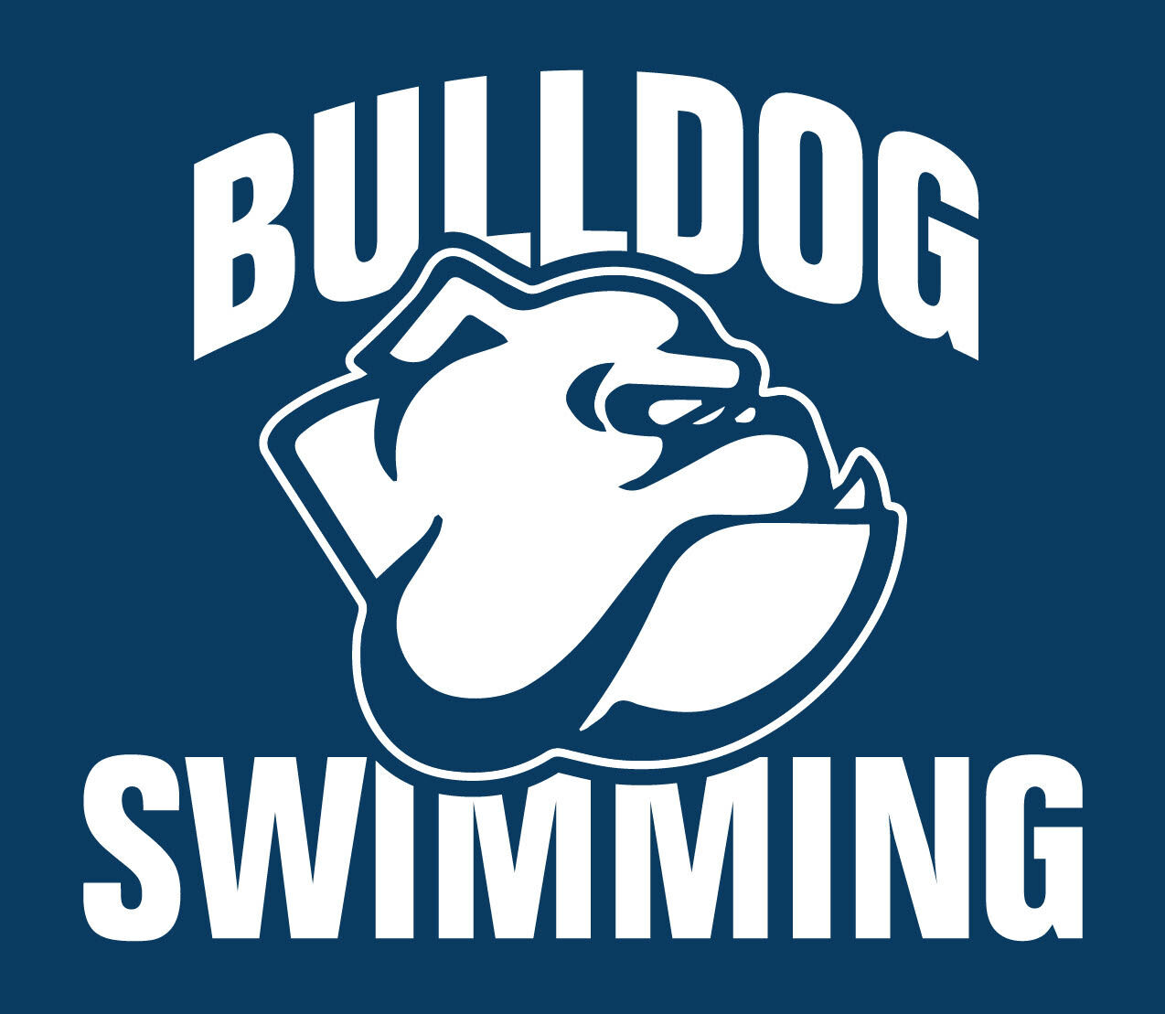 Bulldog Swimming logo