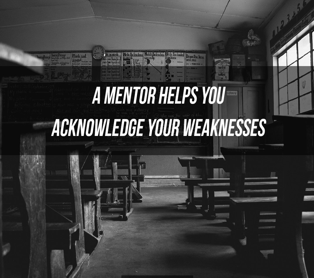 Mentoring in old classroom