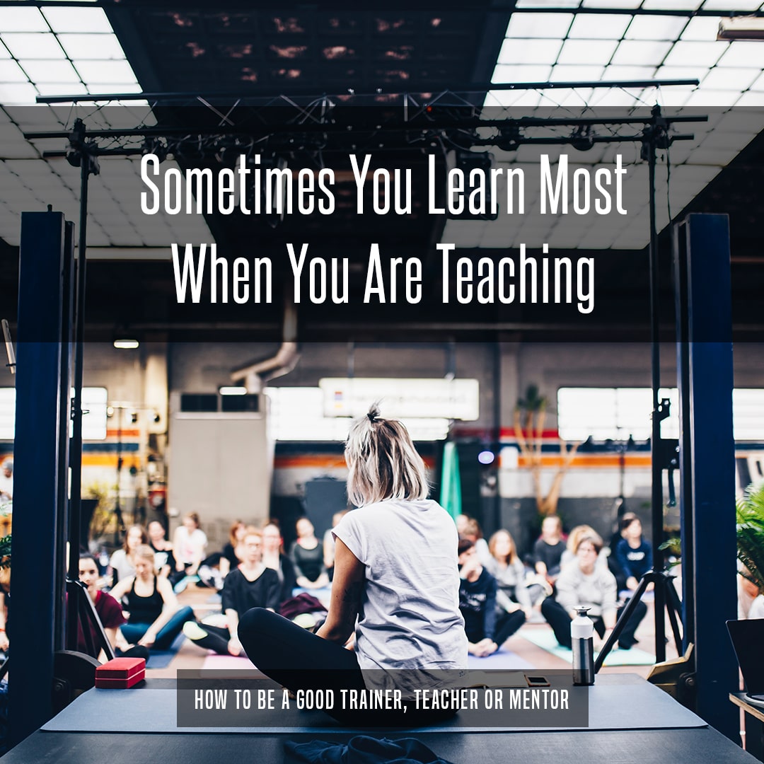 learn when teaching