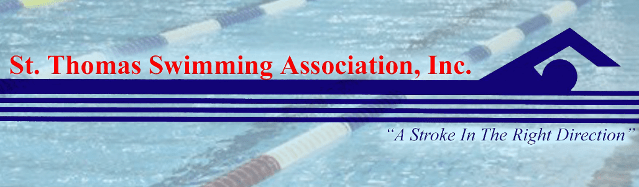 St. Thomas Swimming Association logo, horizontal