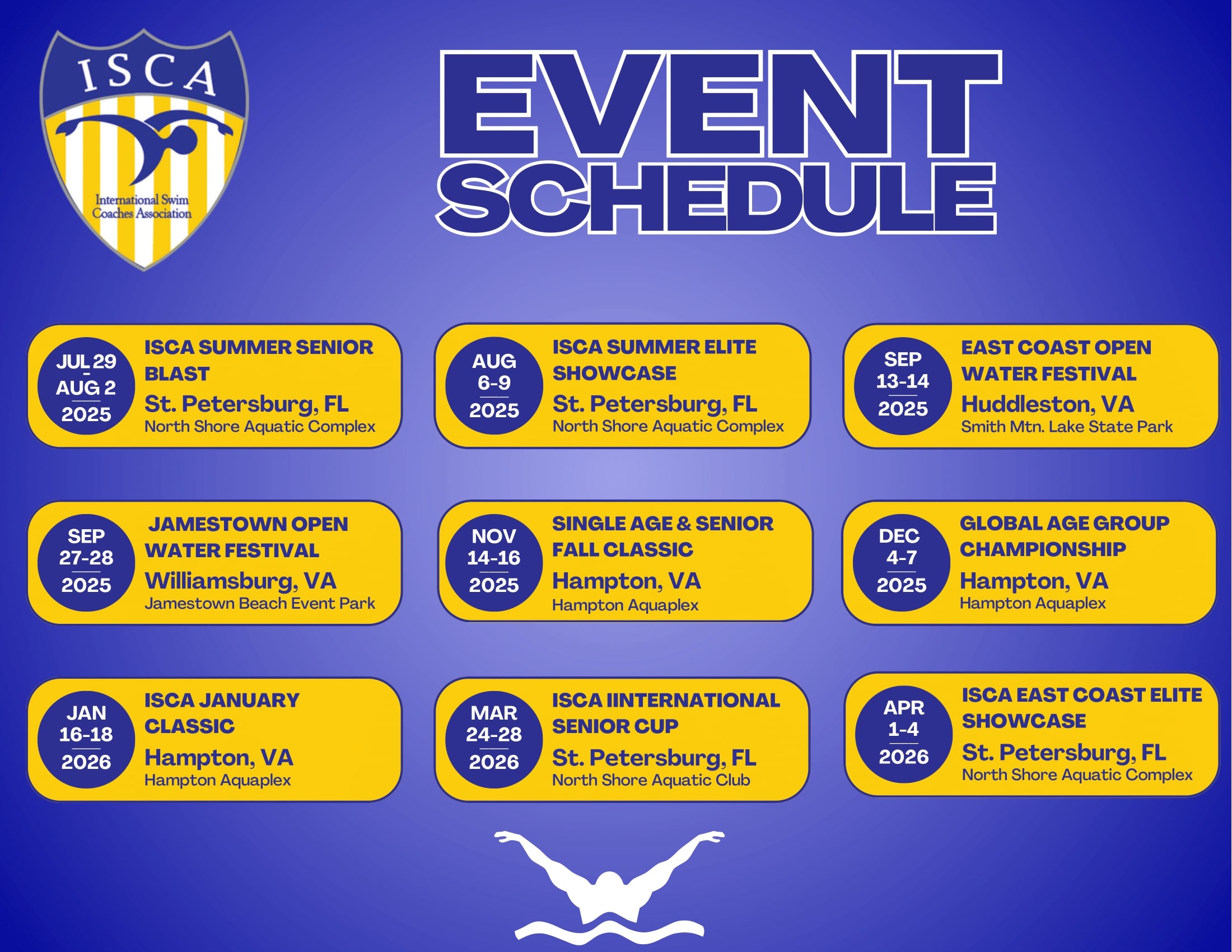 saved-dates-2025-min Graphic of events hosted by ISCA