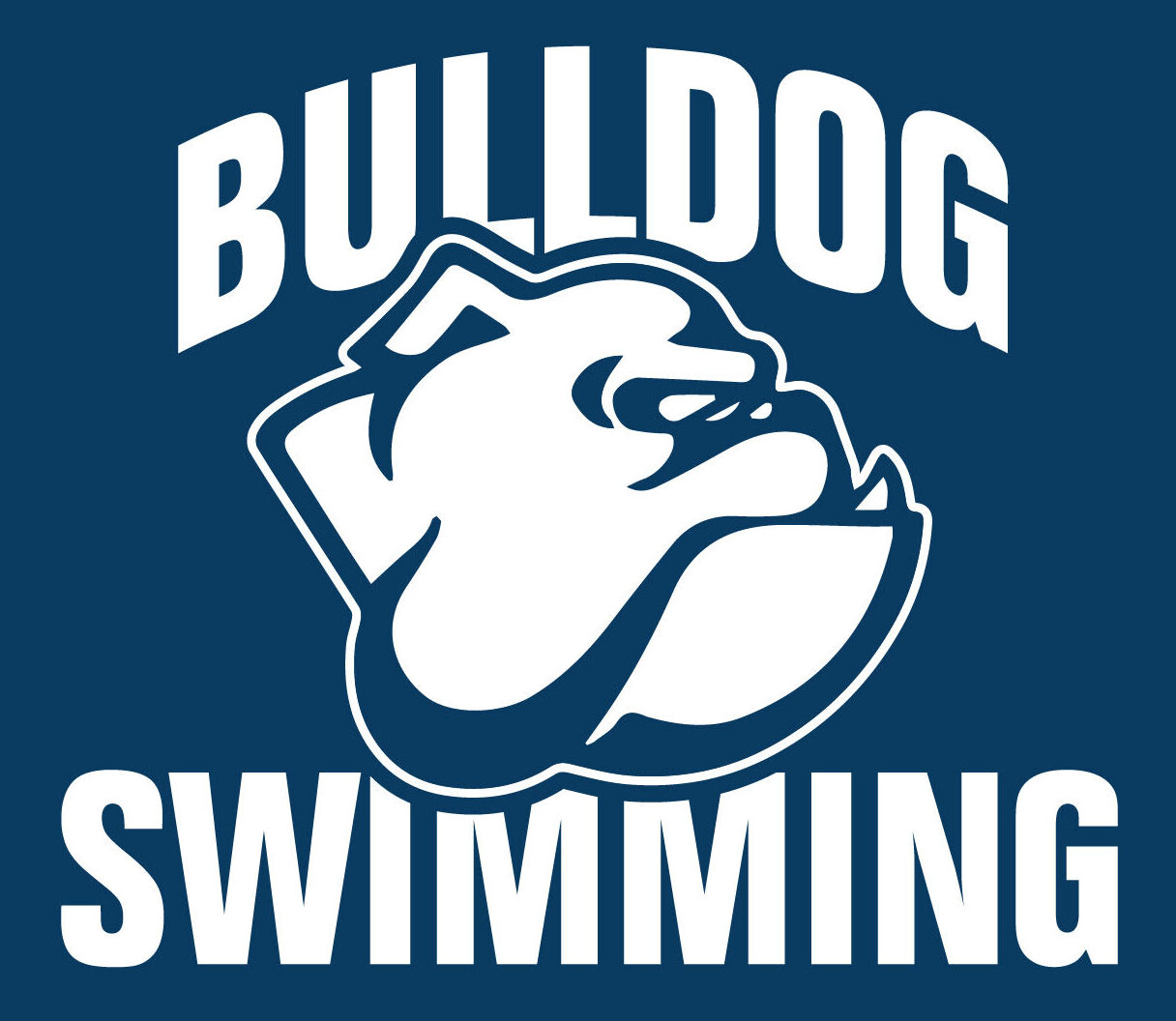 Bulldog Swimming logo