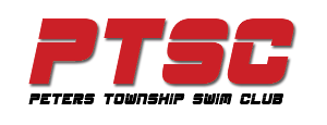 Peters Township Swim Club, PTSC, logo