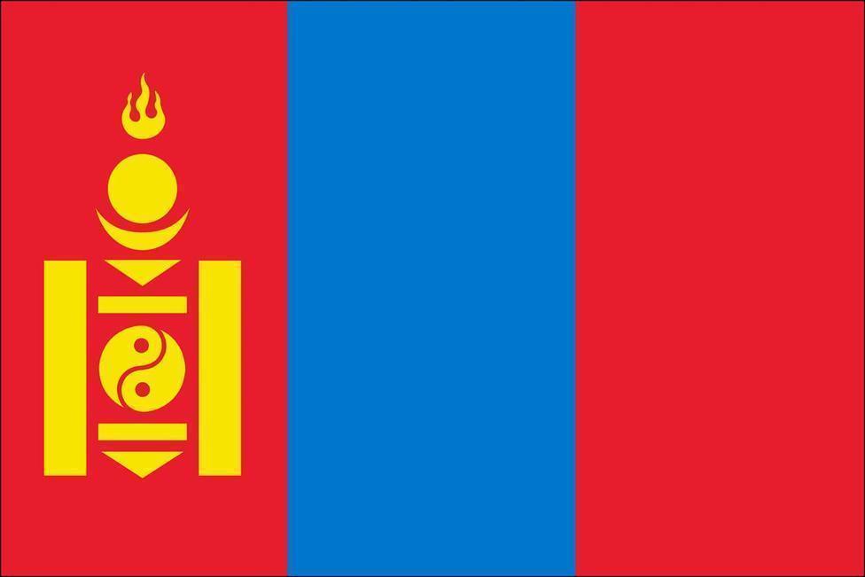 Mongolia logo, flag
