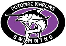 Potomac Marlins Swim logo, 13k