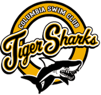 Tiger Sharks logo, Columbia Swim Club
